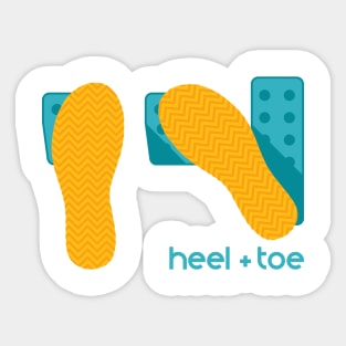 heel & toe Sticker